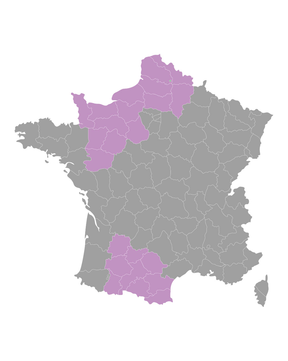 Carte Mareva Zone Nord et Sud
